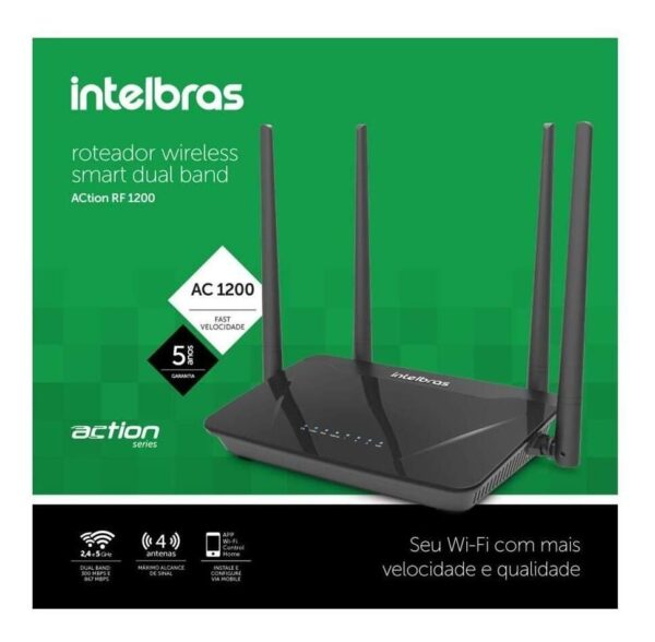 ROTEADOR ACTION RF 1200 INTELBRAS